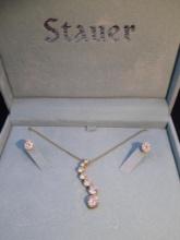 Stauer Lab Created "Diamond Aura" Set orig box