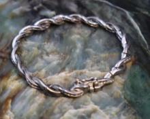 Vintage Sterling Silver "Twist" Bracelet