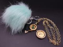 Origami Owl Twist Open "Glitter" Locket Oval Link Chain