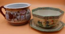 Chinese Export Porcelain Chamber Pot. 18th.Century.