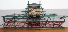 Large Neon Budweiser Sign
