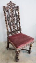 Antique Barley-Twist Ornate Chair