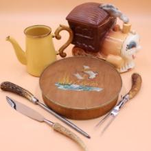 Lot of Vintage Collectible Kitchen Decor and Cookie Jar