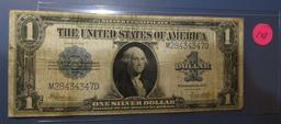 1923 $1.00 SILVER CERTIFICATE NOTE FINE