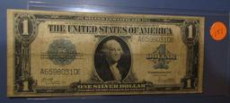 1923 $1.00 SILVER CERTIFICATE NOTE VG/FINE