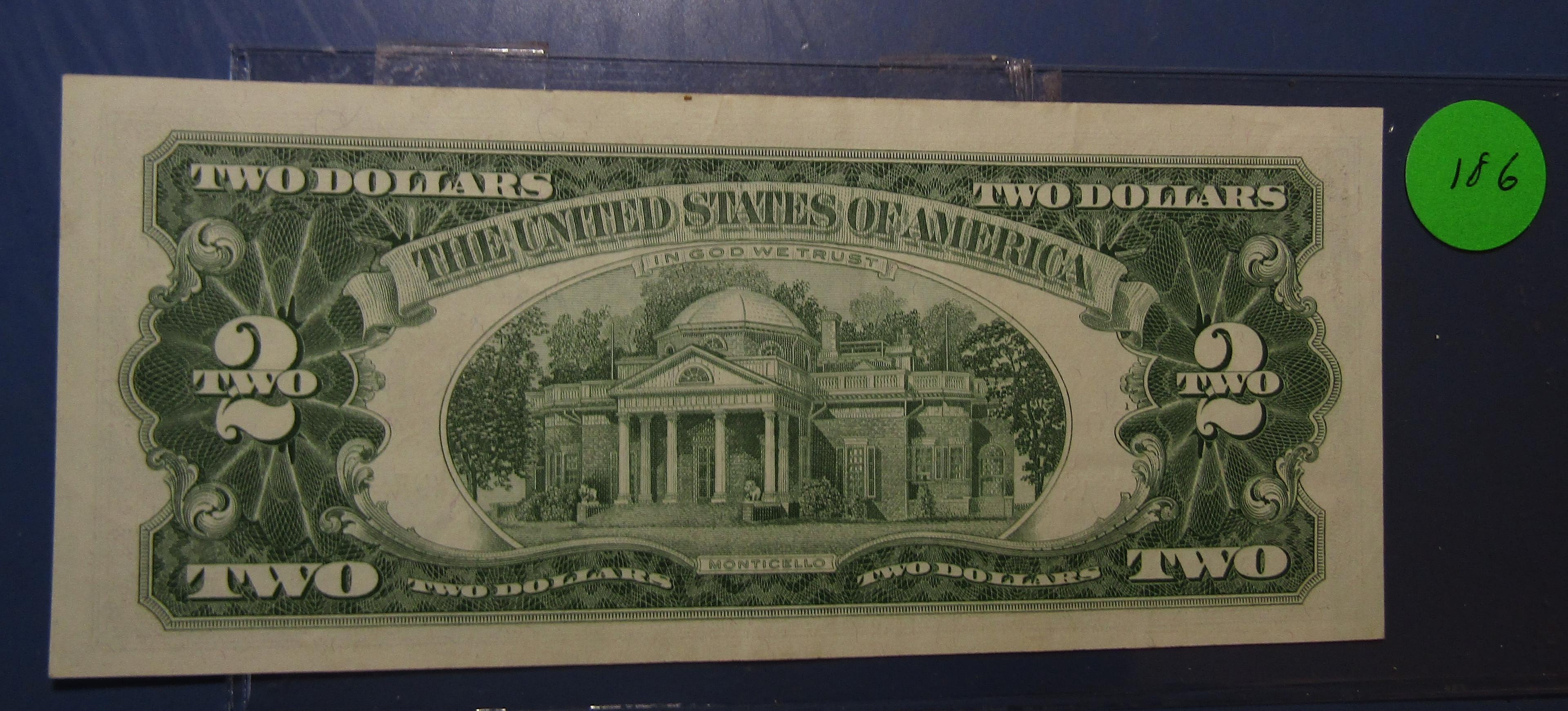 1963-A $2.00 US NOTE CRISP GEM UNC