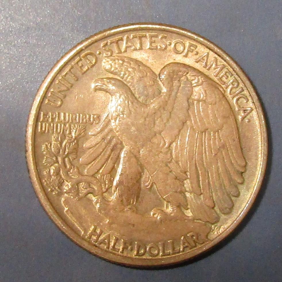 1947 WALKER HALF DOLLAR AU/UNC