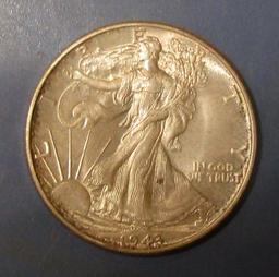 1943 WALKER HALF DOLLAR CH BU