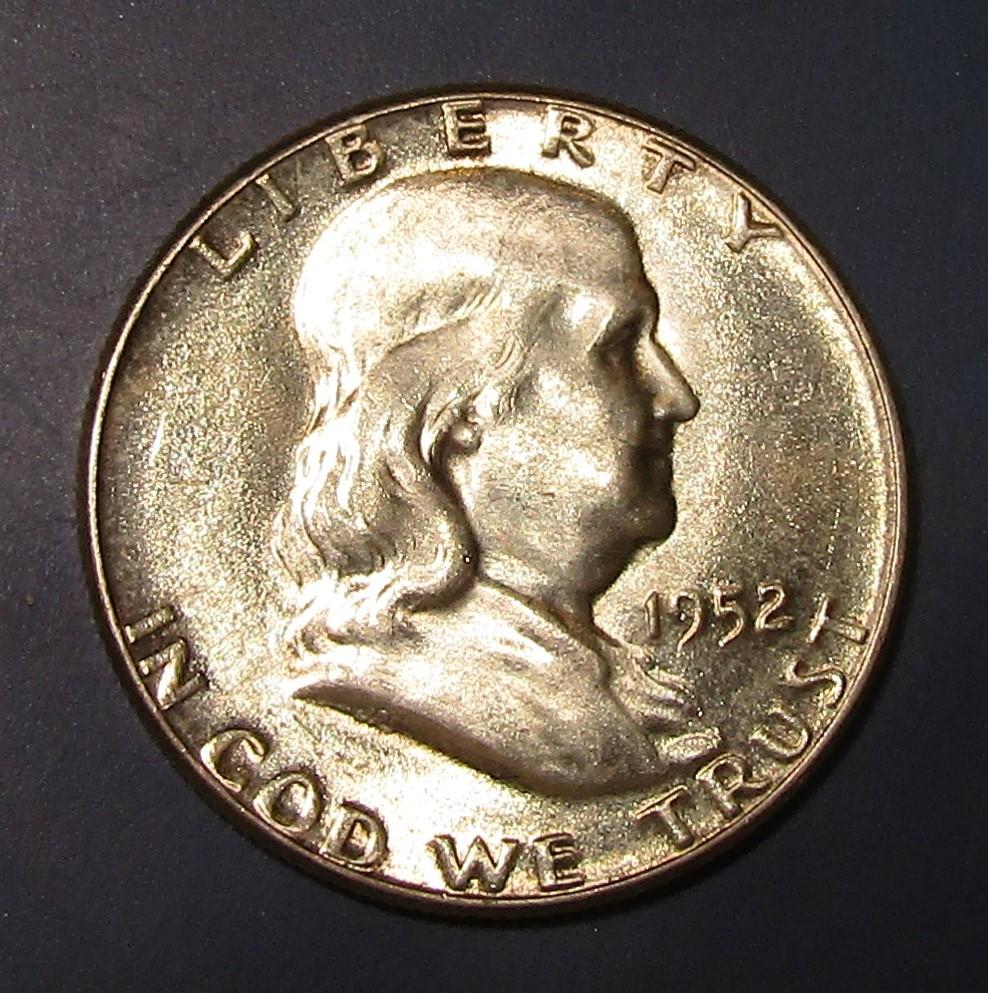 1952 FRANKLIN HALF DOLLAR CH BU