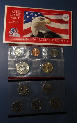 2003 UNCIRCULATED COIN MINT SET