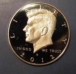 2012-S CLAD KENNEDY HALF DOLLAR GEM PROOF