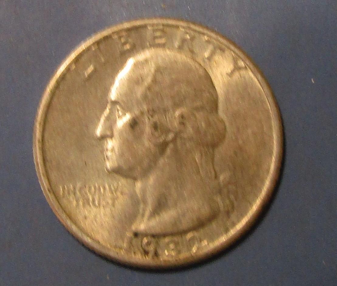 1932 WASHINGTON QUARTER VF/XF