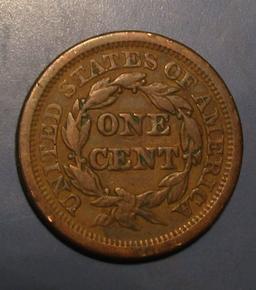 1850 LARGE CENT F/VF