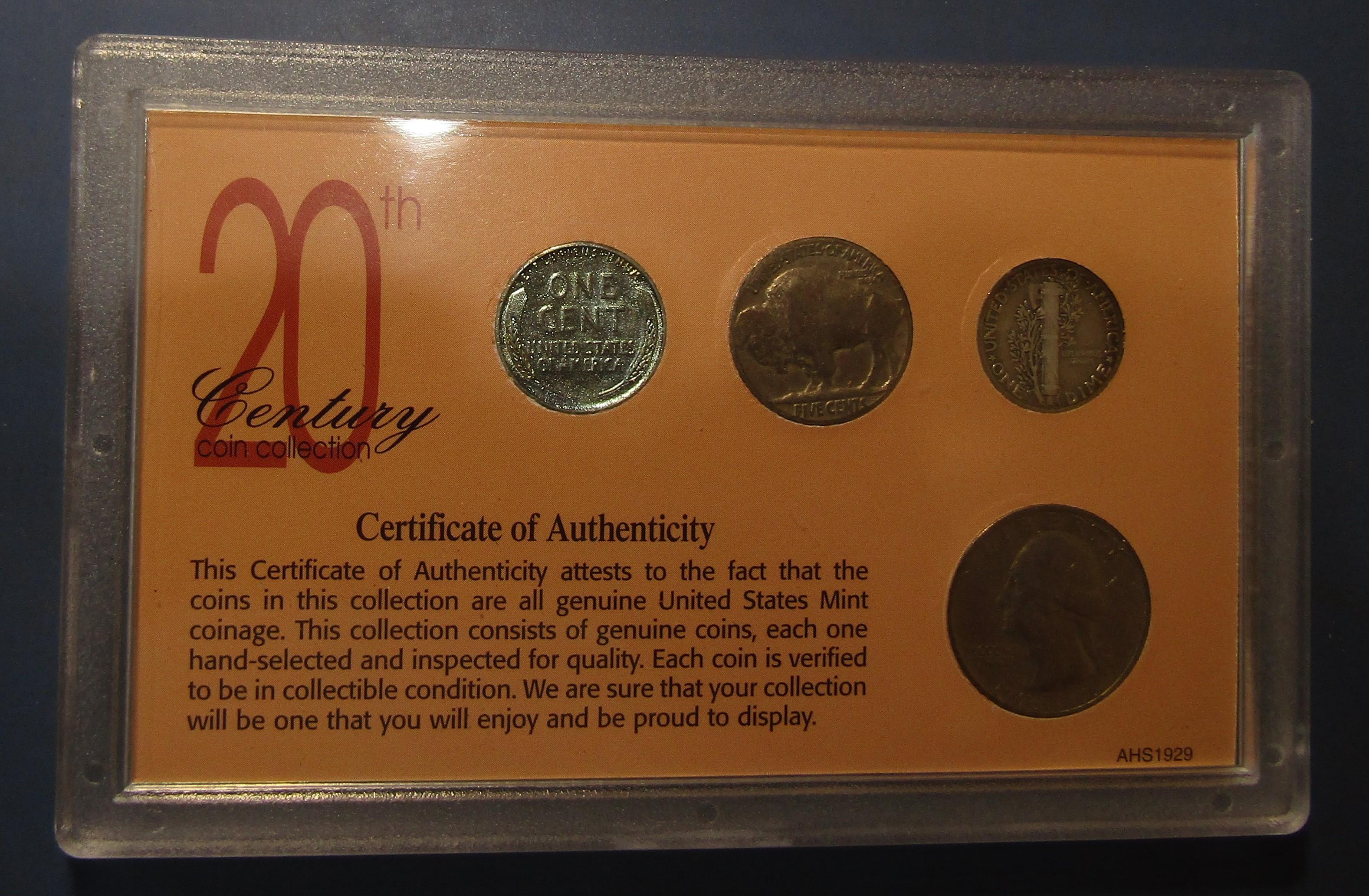 20TH CENTURY COIN COLLECTION