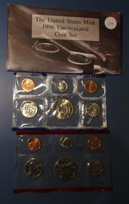 1996 UNCIRCULATED COIN MINT SET