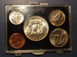 1957-D PARTIAL MINT SET COINS GEM BU (5 COINS)