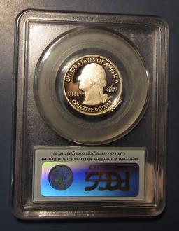 2011-S SILVER OLYMPIC NP QUARTER PCGS PF-69 DEEP CAMEO