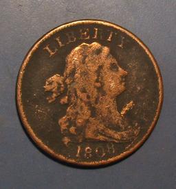 1808 DRAPED BUST HALF CENT