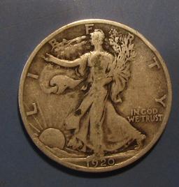 1920-S WALKER HALF DOLLAR FINE