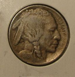 1913 TYPE 1 BUFFALO NICKEL FINE