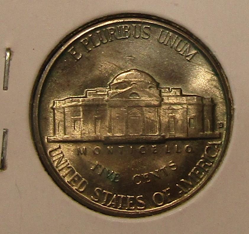 1950-D JEFFERSON NICKEL GEM BU