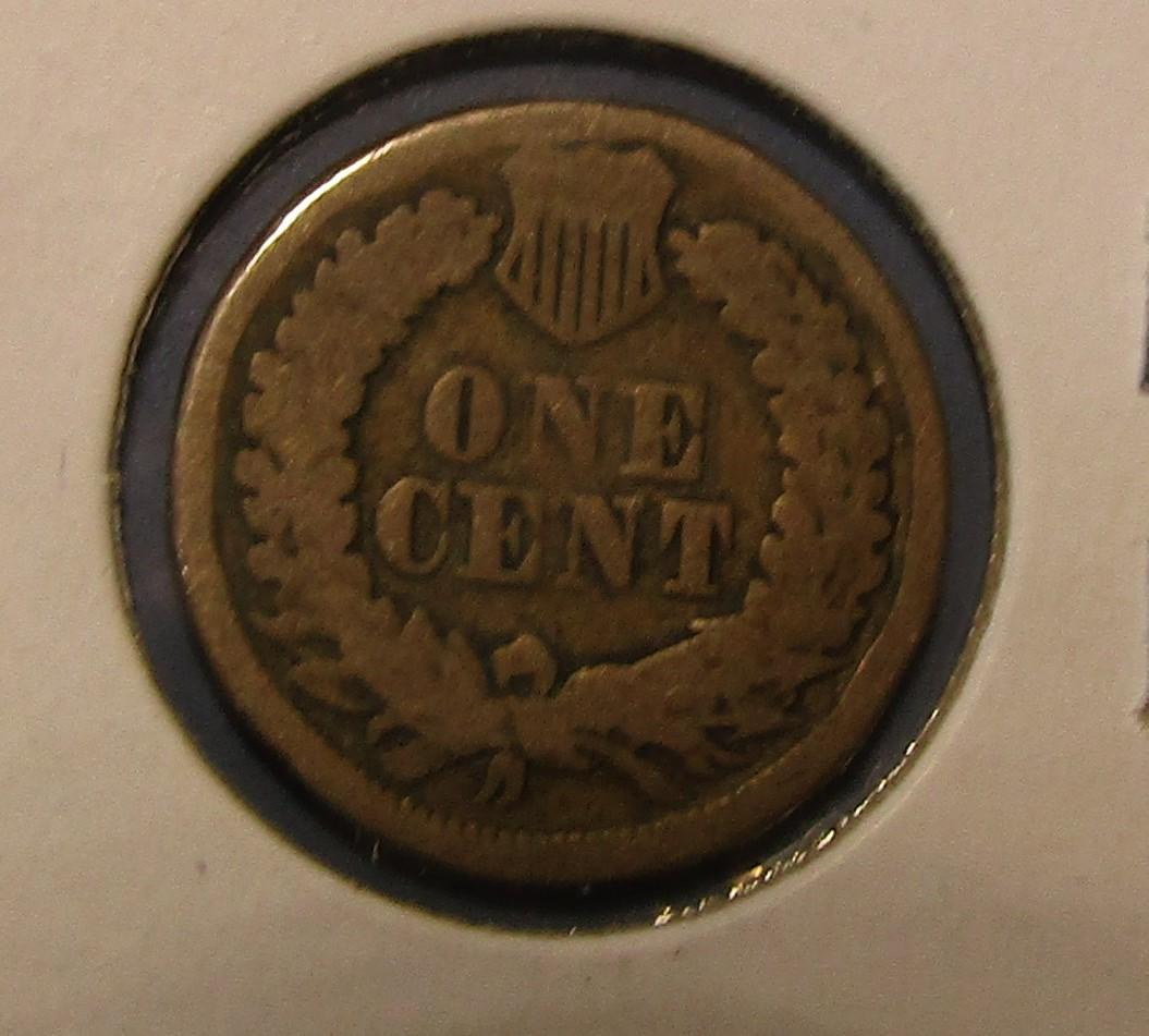 1863 INDIAN CENT G/VG