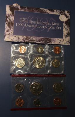 1997 UNCIRCULATED COIN MINT SET