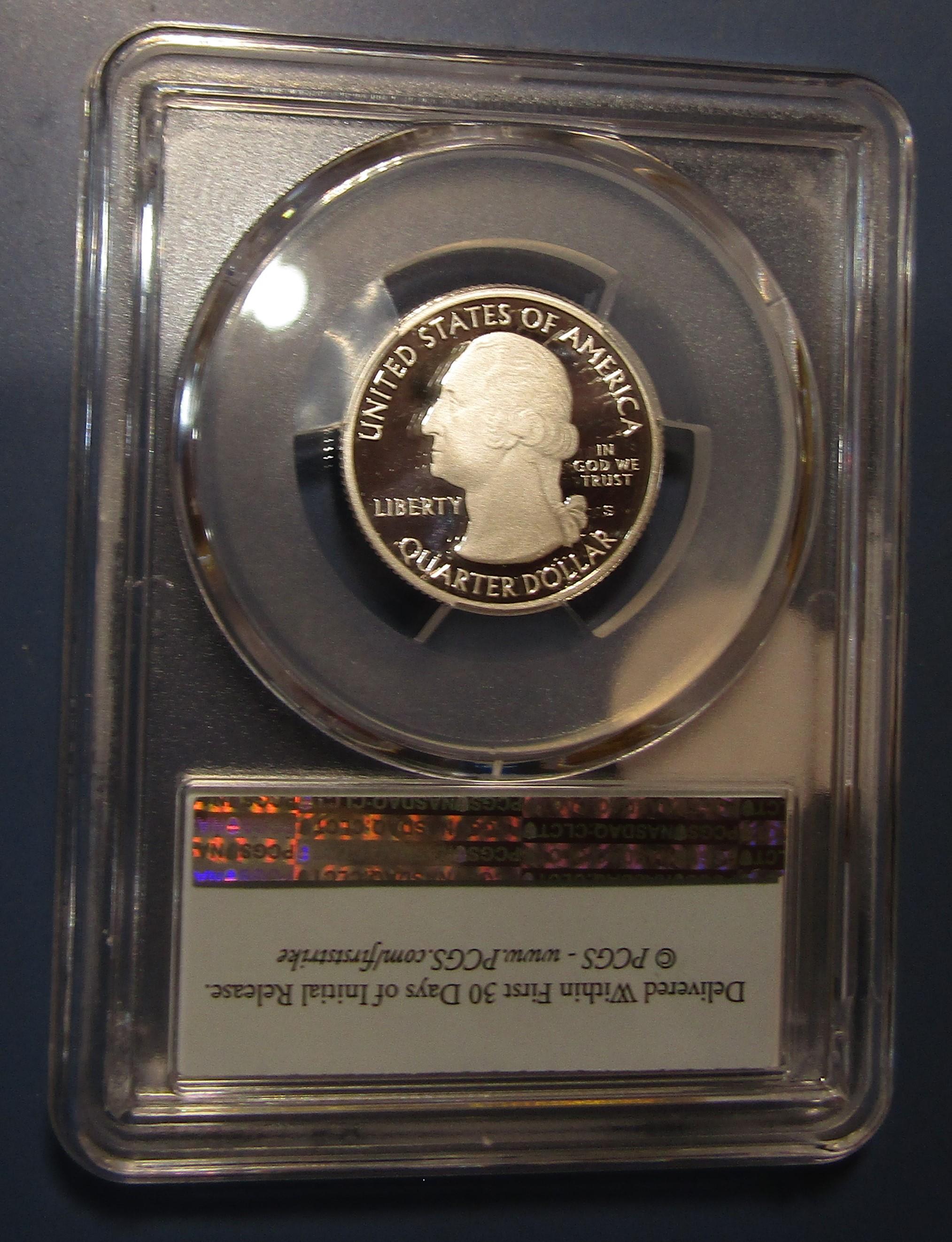 2020-S SILVER WEIR FARM NP QUARTER PCGS PF-70 DEEP CAMEO