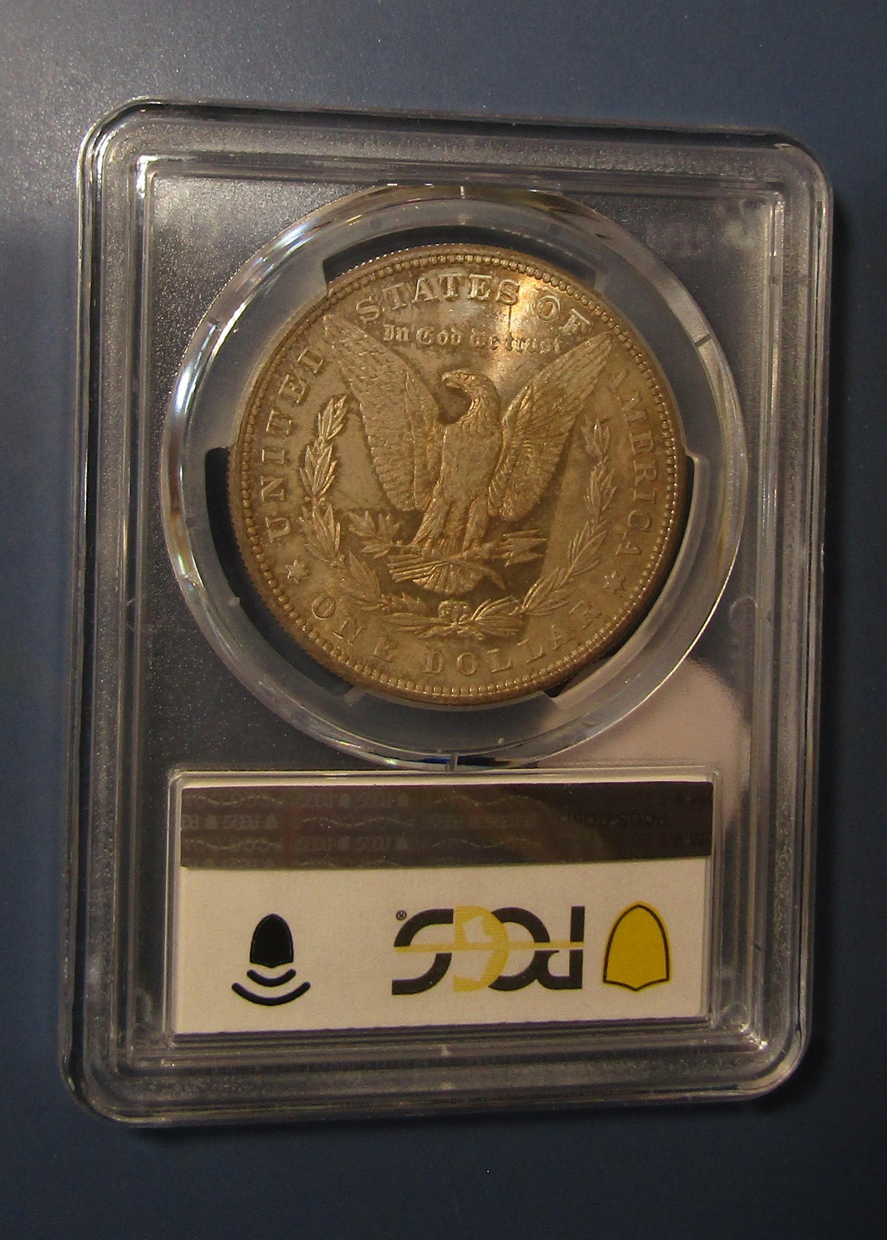 1885 MORGAN DOLLAR PCGS MS-62