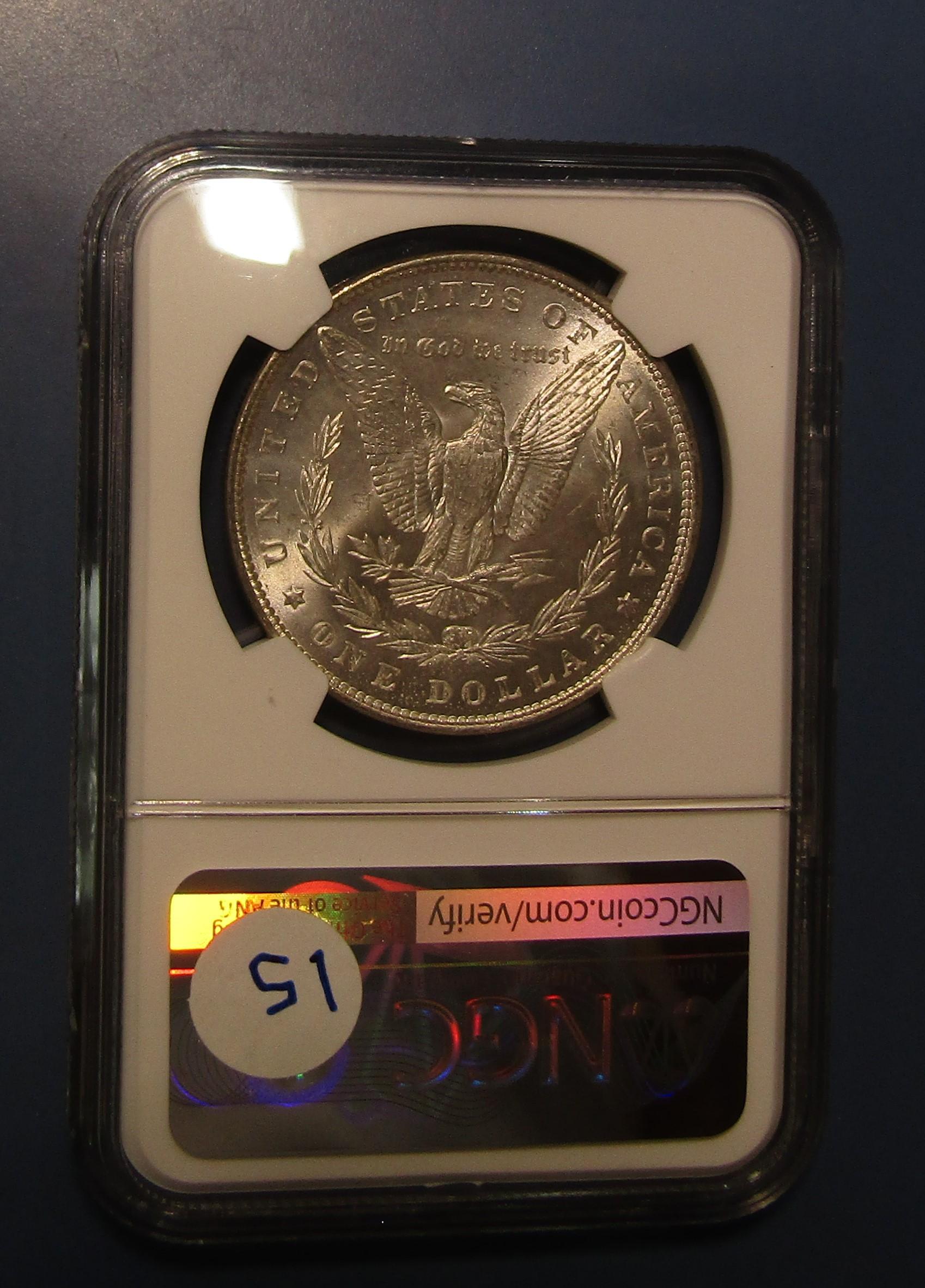 1887 MORGAN DOLLAR NGC MS-63