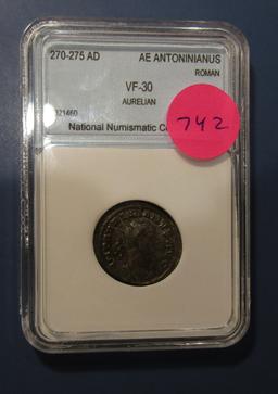 270-275 AD AE ANTONINIANUS ROMAN AURELIAN NNC VF-30