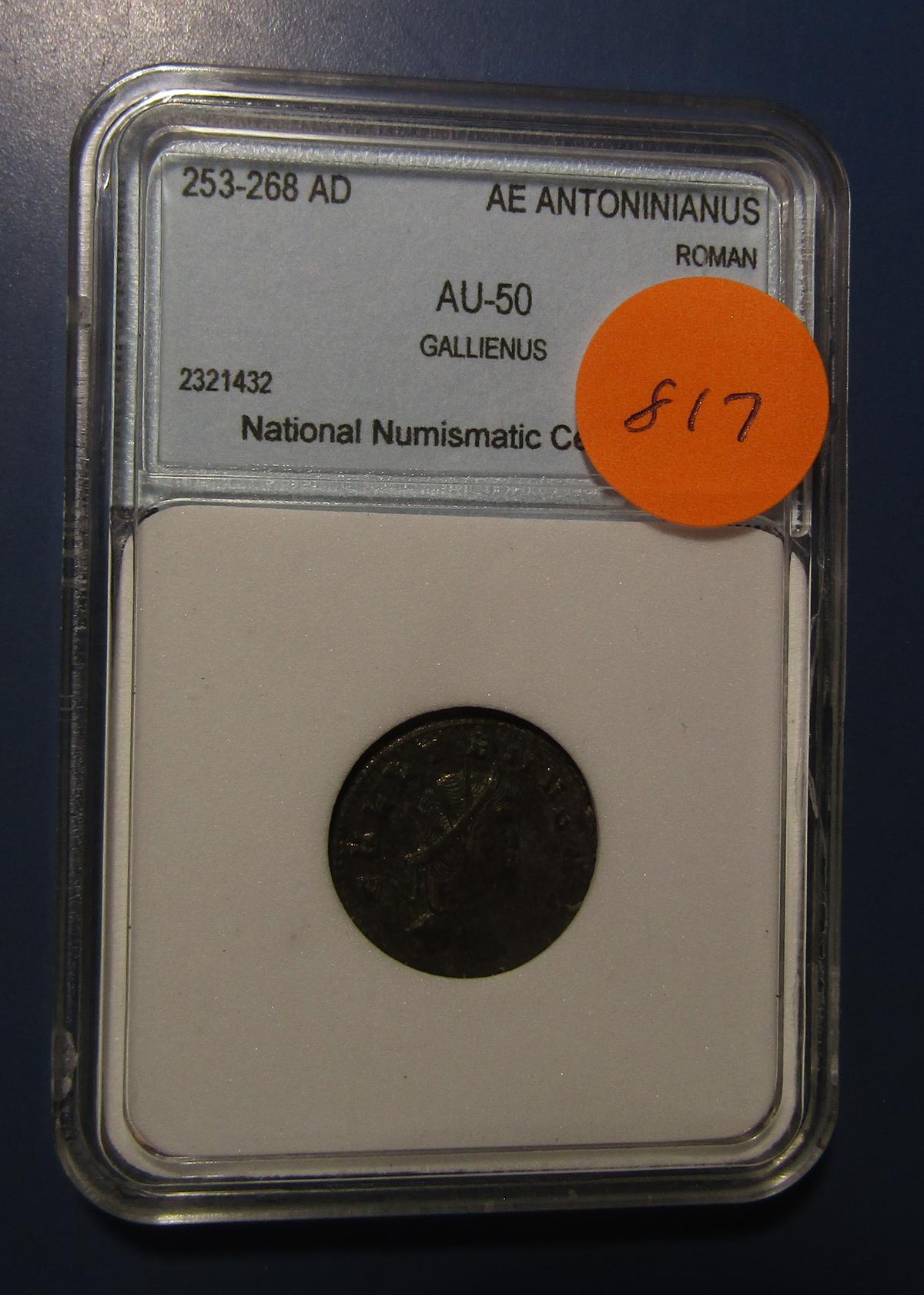 253-268 AD AE ANTONINIANUS GALLIENUS NNC AU-50