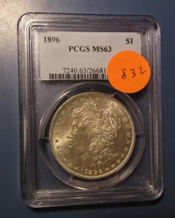 1896 MORGAN DOLLAR PCGS MS-63