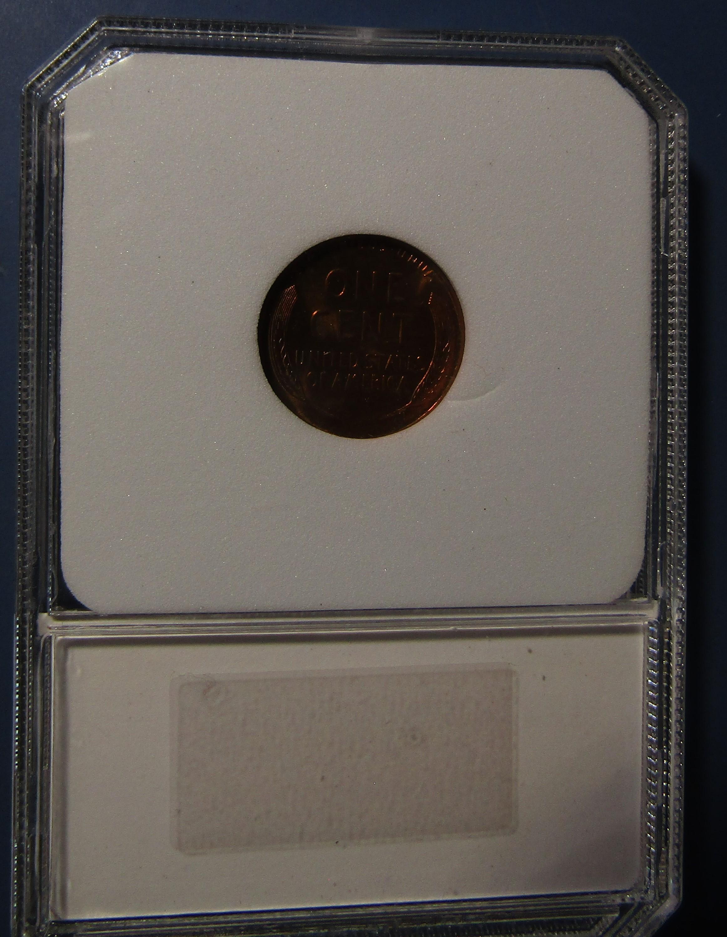 1942 LINCOLN CENT RAINBOW PCI MS-67+ RED BROWN