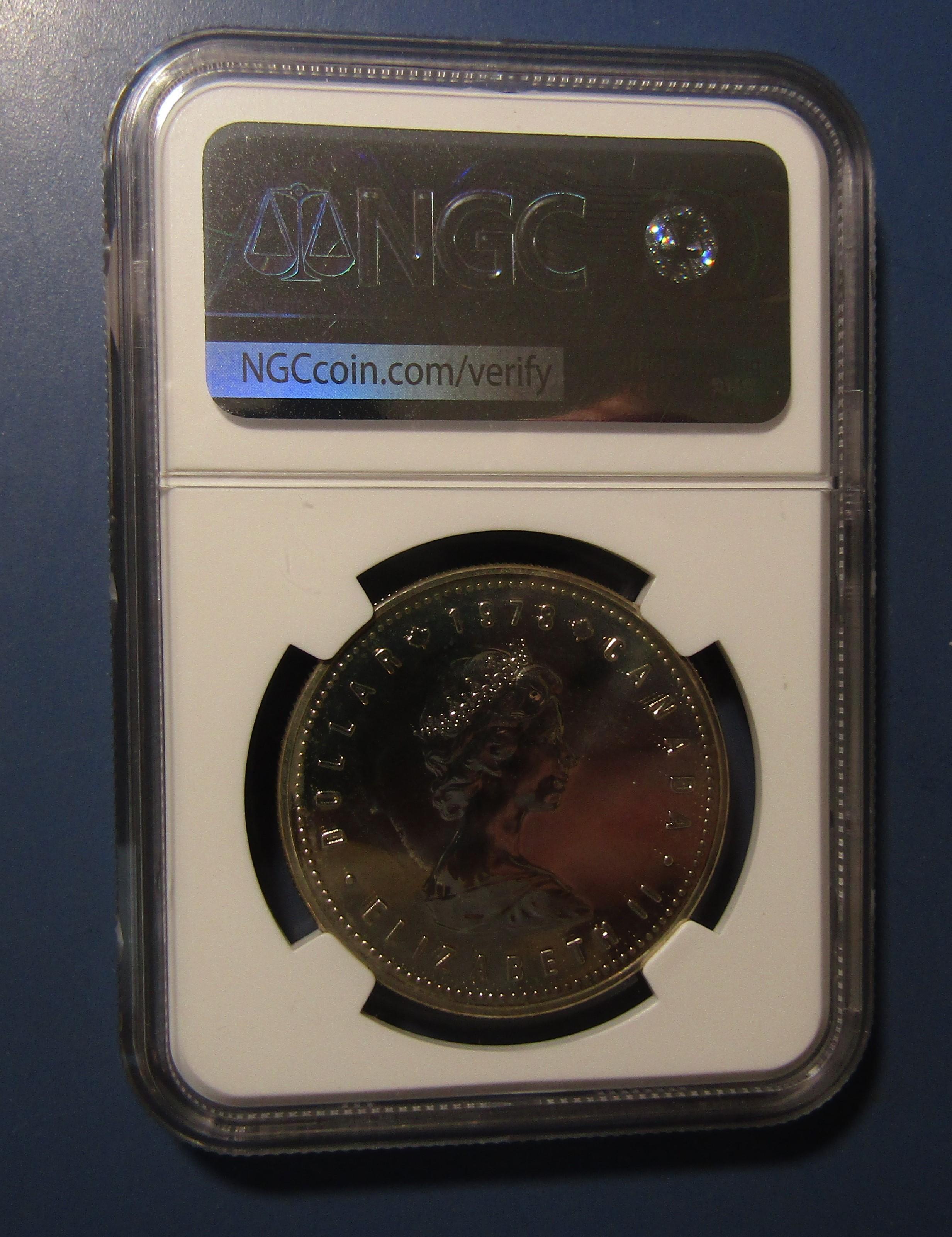 1978 CANADA COMMONWEALTH GAMES DOLLAR NGC SP-66