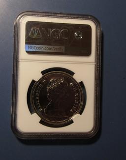 1981 CANADA TRANS-CANADA RAILWAY DOLLAR NGC SP-67