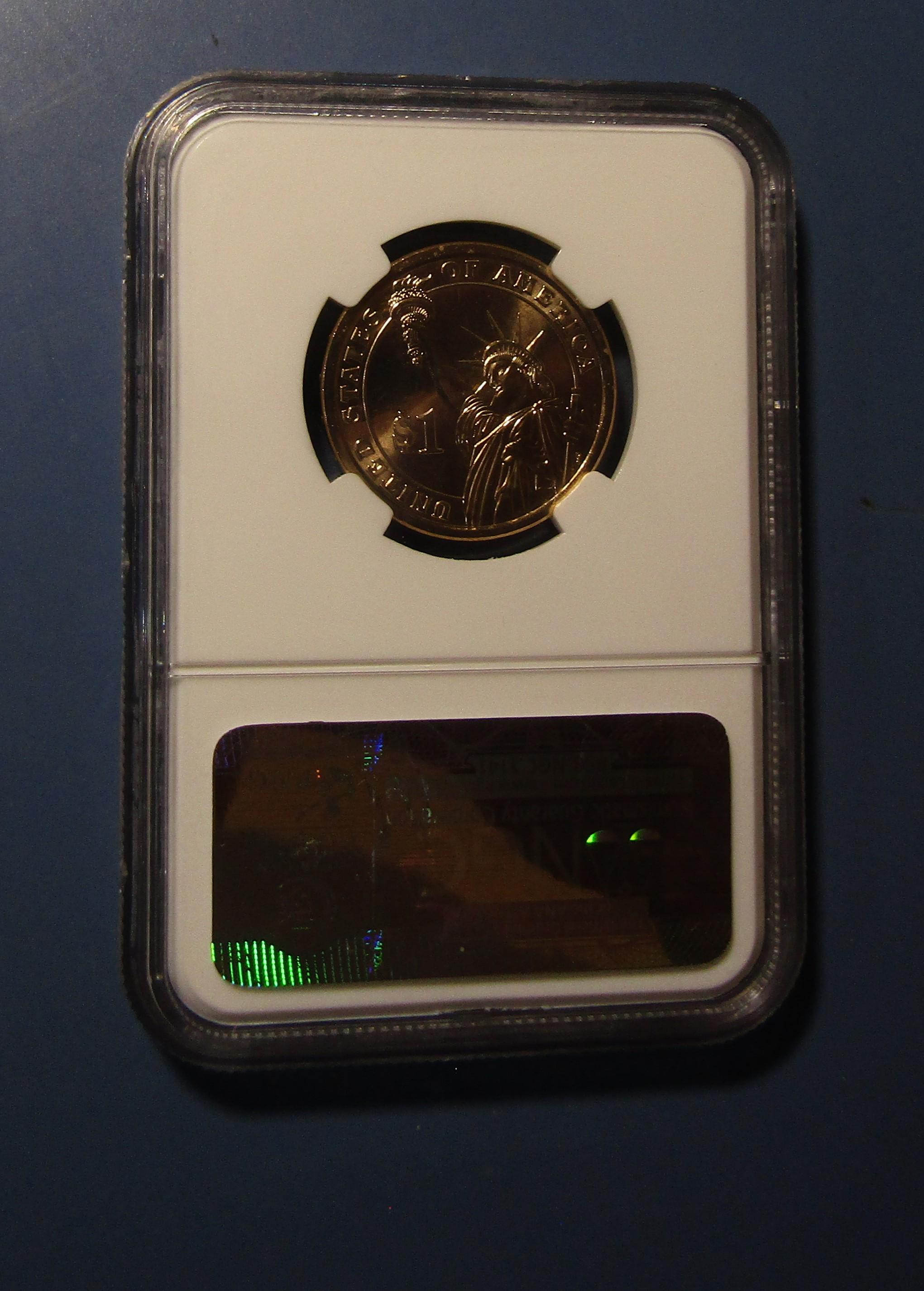 2011-D RUTHERFORD B HAYES GOLD DOLLAR NGC MS-67
