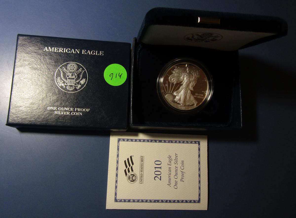 2010 AMERICAN SILVER EAGLE IN BOX PROOF