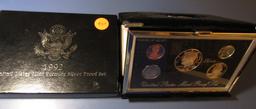 1992-S PREMIER SILVER PROOF SET IN BOX