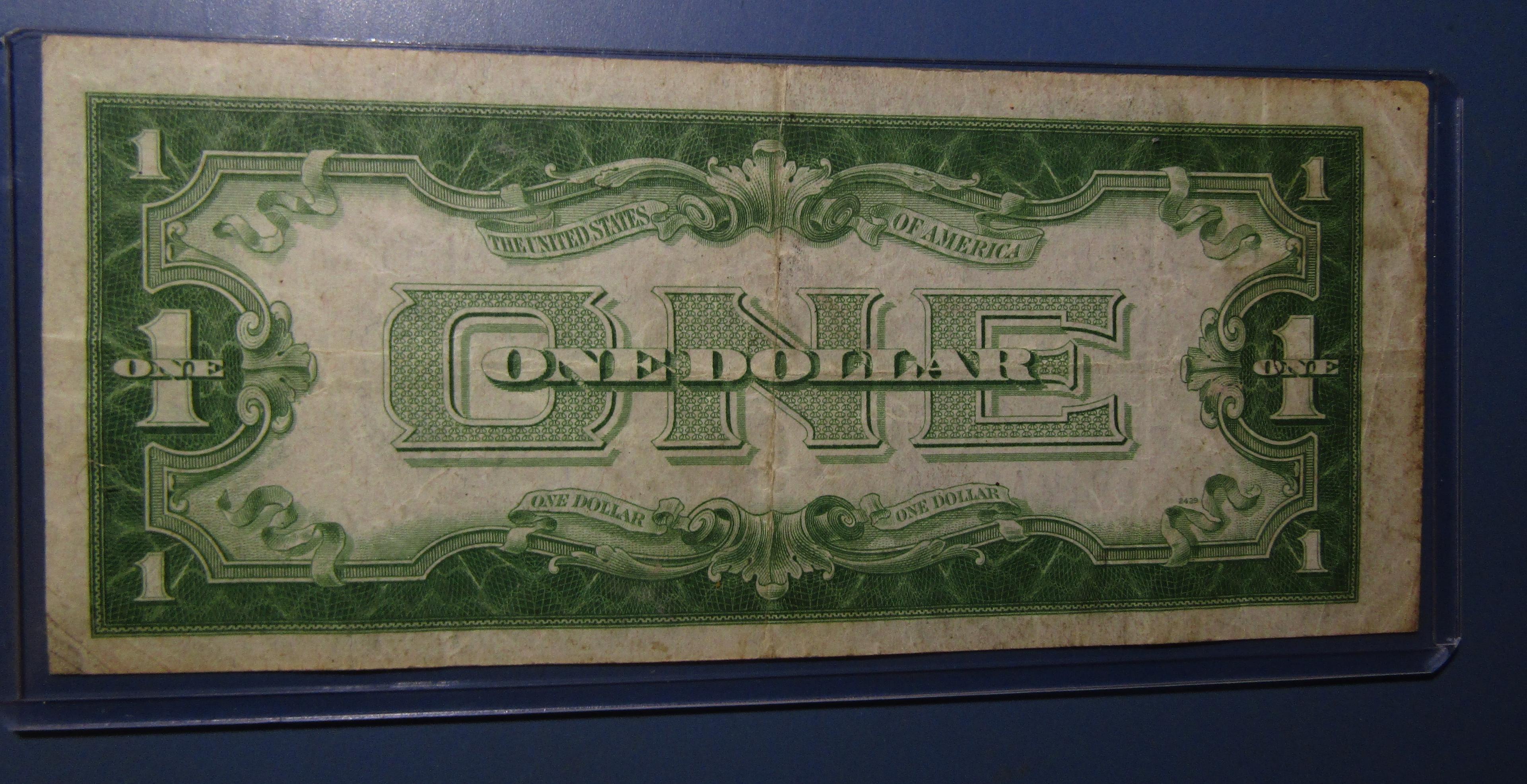 1934 $1.00 SILVER CERTIFICATE NOTE VF/XF