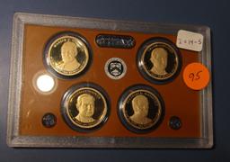 2014-S PRESIDENTIAL DOLLAR PROOF SET (NO BOX)