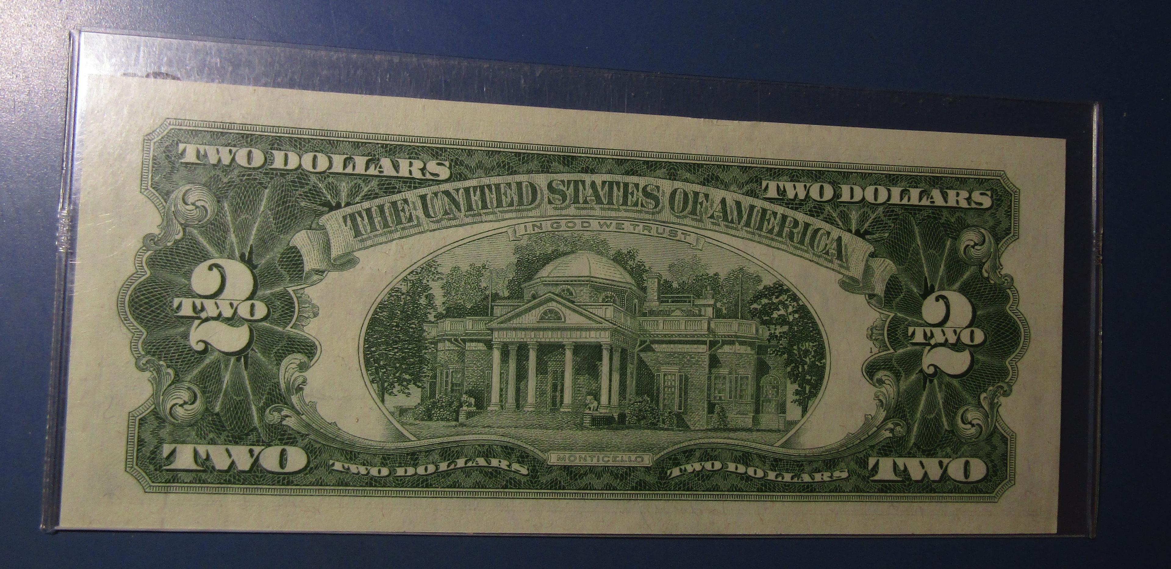 1963 $2.00 US NOTE CRISP GEM UNC