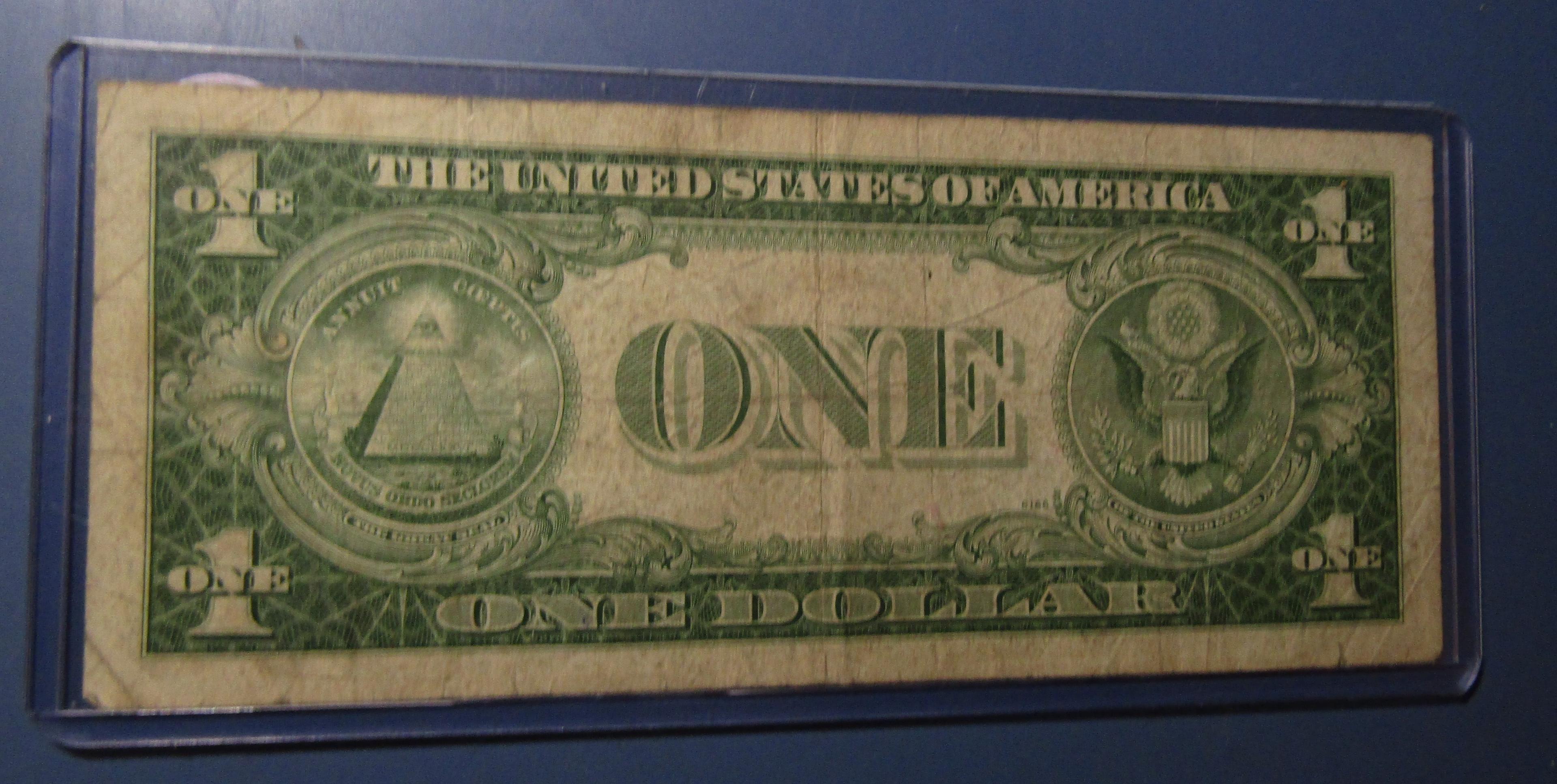 1935-E $1.00 SILVER CERTIFICATE NOTE FINE