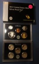 2012-S SILVER PROOF SET