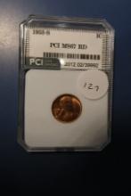 1952-S LINCOLN CENT PCI MS-67 RED