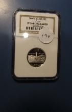 2007-S SILVER UTAH STATE QUARTER NGC PF-70 ULTRA CAMEO
