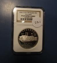 2006-S SILVER SAN FRANCISCO DOLLAR NGC PF-69 ULTRA CAMEO