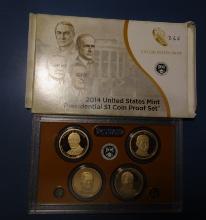 2014 PRESIDENTIAL DOLLAR COIN PROOF SET