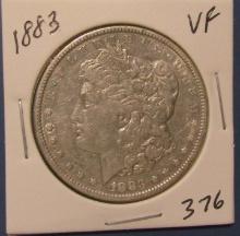 1883 MORGAN DOLLAR VF