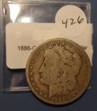 1886-O MORGAN DOLLAR GOOD